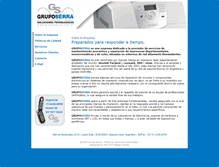 Tablet Screenshot of gruposerra.com.ar